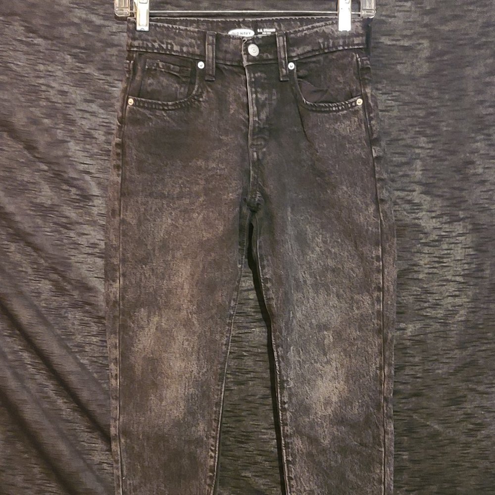 Girls "OG straight" black jeans